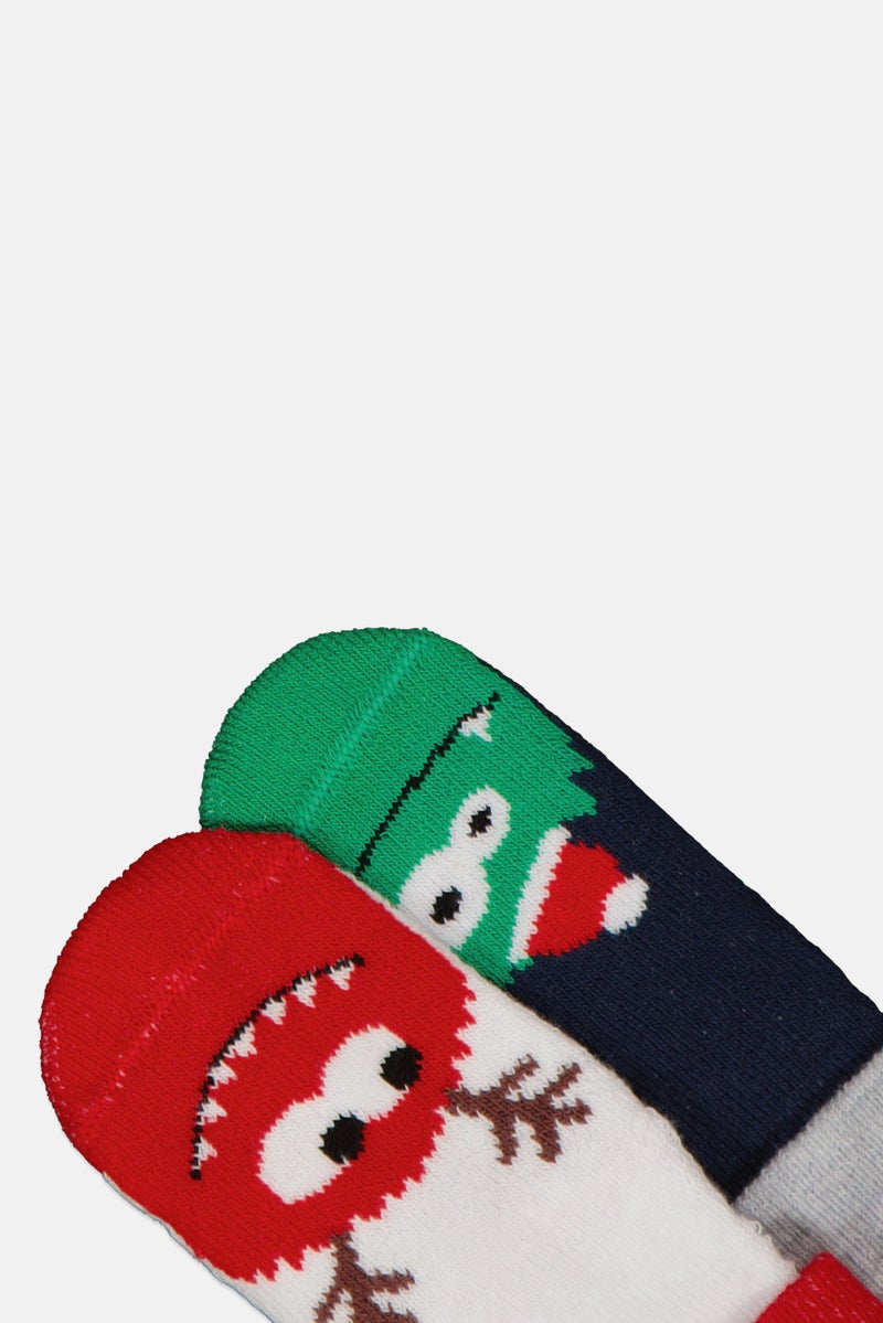 Lefties Toddlers Girl 2 Pairs Textured Socks, Multicolor - Image 3